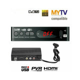 DVB-T2 TV Tuner VGA TV Box DVB T2 for Digital TV Receptor Wifi Receiver H.265 HEVC AC3 DVB-C Set-Top Box EU Plug
