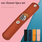 Earwax Remover Ear Cleaner Wax Removal Tool Earpick Sticks Curette Ear Pick Cleaning Ear Cleanser Spoon Health Care Earpick 6PCS