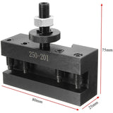 2Pcs Quick Change CNC Lathe Tool Post Turning Facing Holder Holder for Lathes Tools-250-201 &amp; 250-202