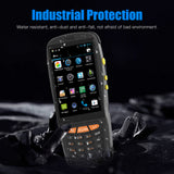 Android 9.0 Barcode Scanner PDA Handheld POS Terminal Inventory Machine 1D/2D/QR Scanner 4in Touchscreen Support 2/3/3G WiFi NFC