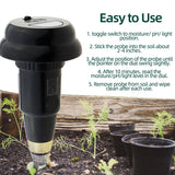 3 in 1 Soil Moisture Meter Light Water CE Certified Soil Temperature Humidity Sensor Electric Conductivity Soil Moisture Meter