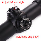 Tactical Hunting Optical 4x32 Airsoft Optical Rifle Scope Sight with Rail Mount Rifle Telescope Double Crosshair Sight Shooting