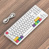 Lieve Gaming Mechanical Keyboard 87 Keys Game Blue Red Brown Switch Color Backlit Wired Keyboard For Pro Gamer Laptop PC