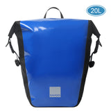 SAHOO 20L Waterproof Cycling Trunk Bag Bicycle Rear Rack Bag Bike Pannier Bag Travel Bag Large Capacity Saddle Bag for Bicycle