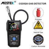 MESTEK CGD02A Color Screen Gas Analyzer Combustible Gas Leak Detector Gas Meter Petroleum Detection PPM Meter Air Analyzer
