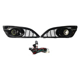 1 Pair Front Fog Lamp Fit for Ford Fiesta Vehicle Replacement Parts Accessories Plastic Durable Easy to Install