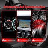KW460 Car Tester Replacement for Mercedes-Benz OBD II +EOBD Scanner Diagnostic Instrument Detection Replacement Inspection Tools