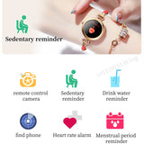 Smart Watch GT01 Luxury Fashion Women Smartwatch Heart Rate Monitoring Trendy Ladies Women Bracelet Sports Fitness Wristwatch