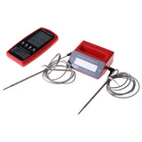 Digital BBQ Thermometer Wireless Kitchen Oven Food Cooking Grill Smoker Meat The R9UF