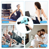 Massage Gun Percussion Deep Tissue Muscle Exercise Bosster Relief Pain Full Body Massage Slimming Shaping Device With 4 Heads