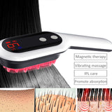Electric Massage Comb Anti-hair Loss Meridian Head Massager Phototherapy Hair Care Comb Color Light Hairdressing Massage Brush