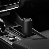 Uvc Car Ionizer Ozone Air Purifier Hepa Filter Aluminium Alloy Touch Control Ionizer Purifier USB Negative Ion Air Freshener