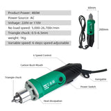 Mini Drill Engraver Electric Drill Machine 480W Woodworking Electric Tools Grinding Polishing Grinder Metalworking Rotary Tool