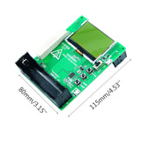 18650 Lithium Battery Capacity Tester MAh MWh Power Bank Detector Module 128X64 LCD Battery Capacity test 0~9999mAh