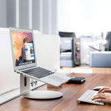 Aluminum Laptop Stand Base 360 Rotation Laptops Heighten Holder Notebook Cooling Support