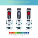 PH818 PH Tester Professional PH Water Quality Tester Portable Pen Type PH Meter Acidometer for Aquarium Acidimeter Measure
