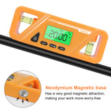 Digital Billet Torpedo Level Protractor  ABS 90 Degree Level Protractor Finder Backlit Angle Gauge With LCD Display Inclinometer