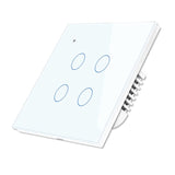 WiFi Smart Wall Light Press Panel Switch, Smart Phone Remote Control, Compatible for Alexa and for Google Assistant, No Hub Requ