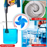 12Pcs Epoxy Mixer Attachment For Drill Helix Paint Mixer Reusable For Resin Drill For Drill Jewelry Resin Casting Mold