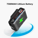 Portable Tile Floor Power Tool Lithium Battery Wall Tile Vibration Tools Wall Machine Floor Vibration Professional Black 7500MAH