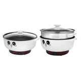 26cm 3.6L Electric Cooker Mini Hot Pot Boiler Multifunction Steamer Pot Dormitory Skillet Cookware Kitchen Cooking Appliance