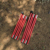 Shinetrip Set Of 2, 5 Section 170Cm Telescopic Adjustable Tent Poles For Camping Tarp Awning Canopy Sun Shelter