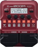 Zoom b1 quatro b1x quatro baixo guitarra multi-efeitos processador com pedal de expressão