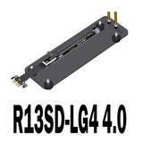 R13SD-LG4 4.0 Graphics Card Extension Cable PCIe4.0X16 to X1 A Card N Card Full Speed Compatible Non-USB 35CM