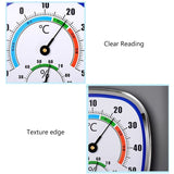 Wang Hang Analog Indoor Outdoor Thermometer Hygrometer Humidity Gauge Temperature Monitor Hanging &amp; Stand No battery needed