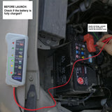 Car Battery Tester 12V Motorcycle Fault Detector Battery Tester Digital Alternator Analyzer Auto Repair Car Diagnostic Tool