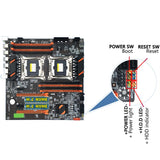 F19E X99 Dual Server Computer Motherboard LGA2011-3 CPU DDR4 Memory Game Mainboard Module for In-tel