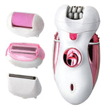 4 in1 Women Epilator Electric Female Face Fair Removal Lady Shaver Mini Trimmer Body Leg Depilatory Manicure Grinder