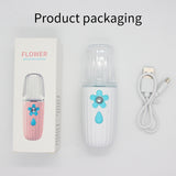 USB Skin Moisturizing Spray Face Make Up Mini Hydration Nebulizer Nano Mist Sprayer Moisturize Skin Water Nano Facial Humidifier