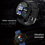D18 1.3inch Smart Watch IP65 Waterproof Sports Smartwatch Heart Rate Sleep Monitoring Sedentary Remind Wristband Fashionable