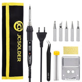 JCD 80W Electric Soldering Iron LCD Digital Display Adjustable Temperature 220V/110V Solder Station Welding RepairTool Kit 908S