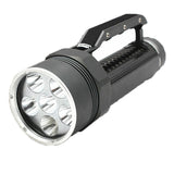 Professional Diving Lights 6000 Lumens Underwater Flashlight IPX-8 Waterproof Submersible Flashlight with Batteries and Charger