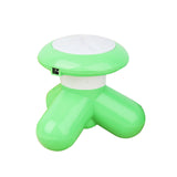 Good Healthy Mini Electric Massager 3-Legged Massage Knob for Body Foot Board Back Neck USB Charging