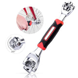 Universal Grip Wrench Sleeve Tube Wrench Spanner Set 8 in 1 Multi-Functional German Fast Hex 52 in 1 Ratchet Car Repair Tools