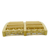 Dual Wooden Foot Massager Roller Relieve Plantar Fasciitis Heel Arch Pain Stress Relief Feet Massage Foot Care Tools