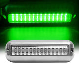 Underwater Boat Transom Light 42 LED Stainless Steel Under Water Pontoon Waterproof Lamp Marine Hardware Boat Yacht PTCS