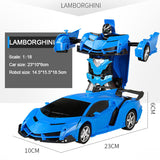 Transformation Robots Electric RC Car Sports Vehicle Model Toys Remote Outdoor RC Deformation Cars Kids Toys Boy Birthday Gift