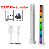 LED Light RGB Sound Control Lights App Control Music Rhythm Colorful Pickup LAMP DJ Disco Car TV Computer Desktop Decora Lights