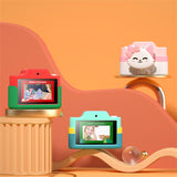 3 Inch HD 1080P Kids Camera Mini Digital Camera Cartoon Santa Claus Video Camera Photography Props Child Boy Girl Christmas Gift