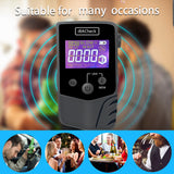 New Breath Alcohol Tester Professional With LCD Screen High Accuracy Portable Breathalyzer Digital Alcohol Detector USB Charge