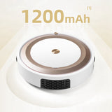 Robot Vacuum Cleaner,App Control Robotic Home Cleaning 90 Min Run Time,for Pet Hair Low-Pile Carpets & Most Floor Types