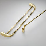 Bathroom Hardware Accessory Series Soild Brass Towel Rack Paper/Toilet Brush Holder Corner Shelf Robe Hooks Gold New Arrival
