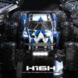 Remote Control Car 2.4GHz RC Car All-Terrain 38Km/h 1:16 Off-Road Monster Truck Toy with Battery 390 motor for Boys Kids Gift