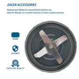 Stainless Steel Juicer Accessories Cross Knife Blade Blender Juice Soybean Machine Cutter Head Replacement Part