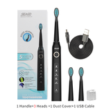 SEAGO Electric Toothbrush Rechargeable Sonic Travel Toothbrush Head replacement  Whitening Best Healthy Gift