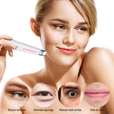 Facial Massager Wand Ionic  High Frequency 42℃ Heated Ion Eyes Massager Dark Circles Remover Beauty Treatment Instrument